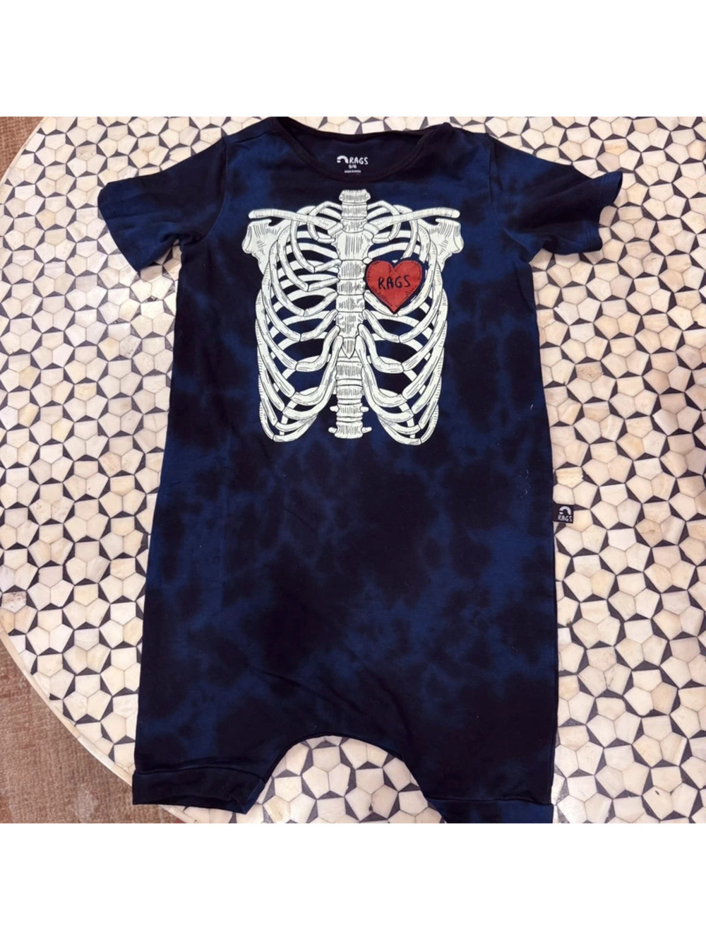 Rags to raches Skelly blue shortie
